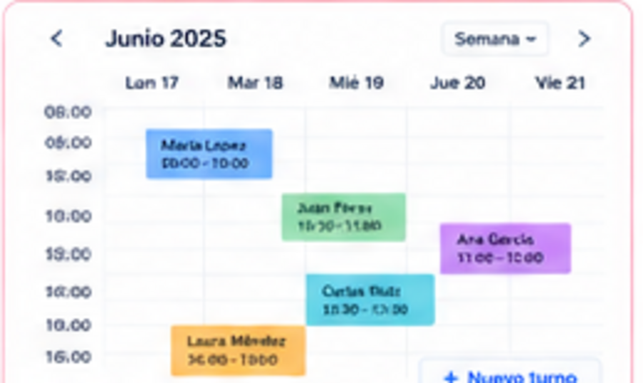 Captura real de Agenda Salud